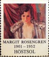 Brevmarke-Margit-Rosengren