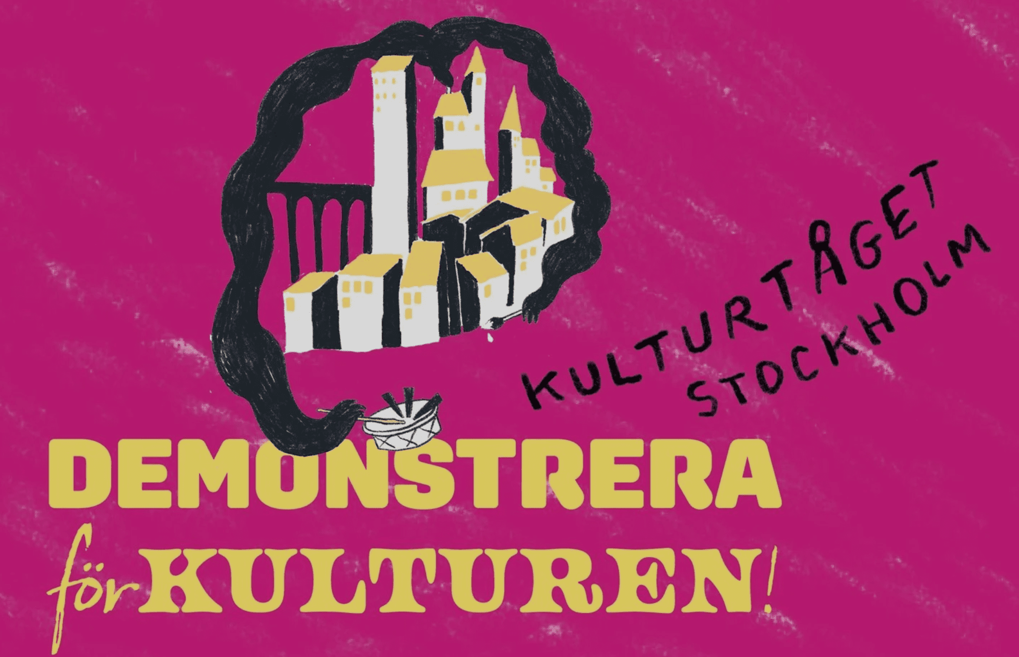 Kulturtåget – demonstrera för kulturen